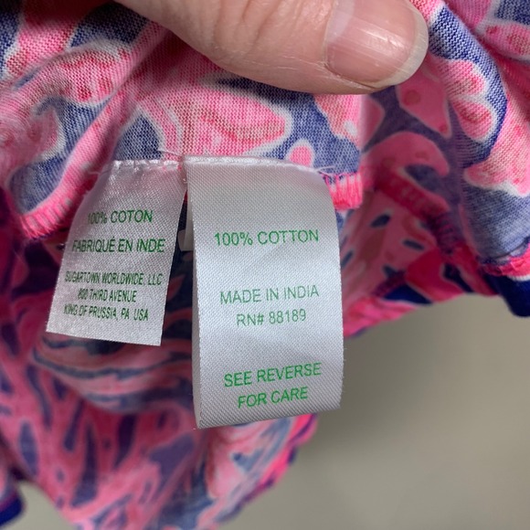 Lilly Pulitzer Mini Essie Did You Catch That Dress Girls Size XL - Picture 6 of 10